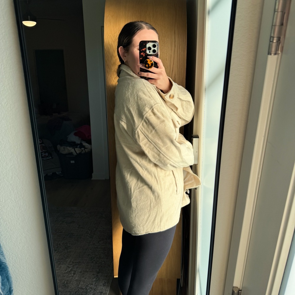 Thread & Supply Beige Shacket - Picture 2 of 11